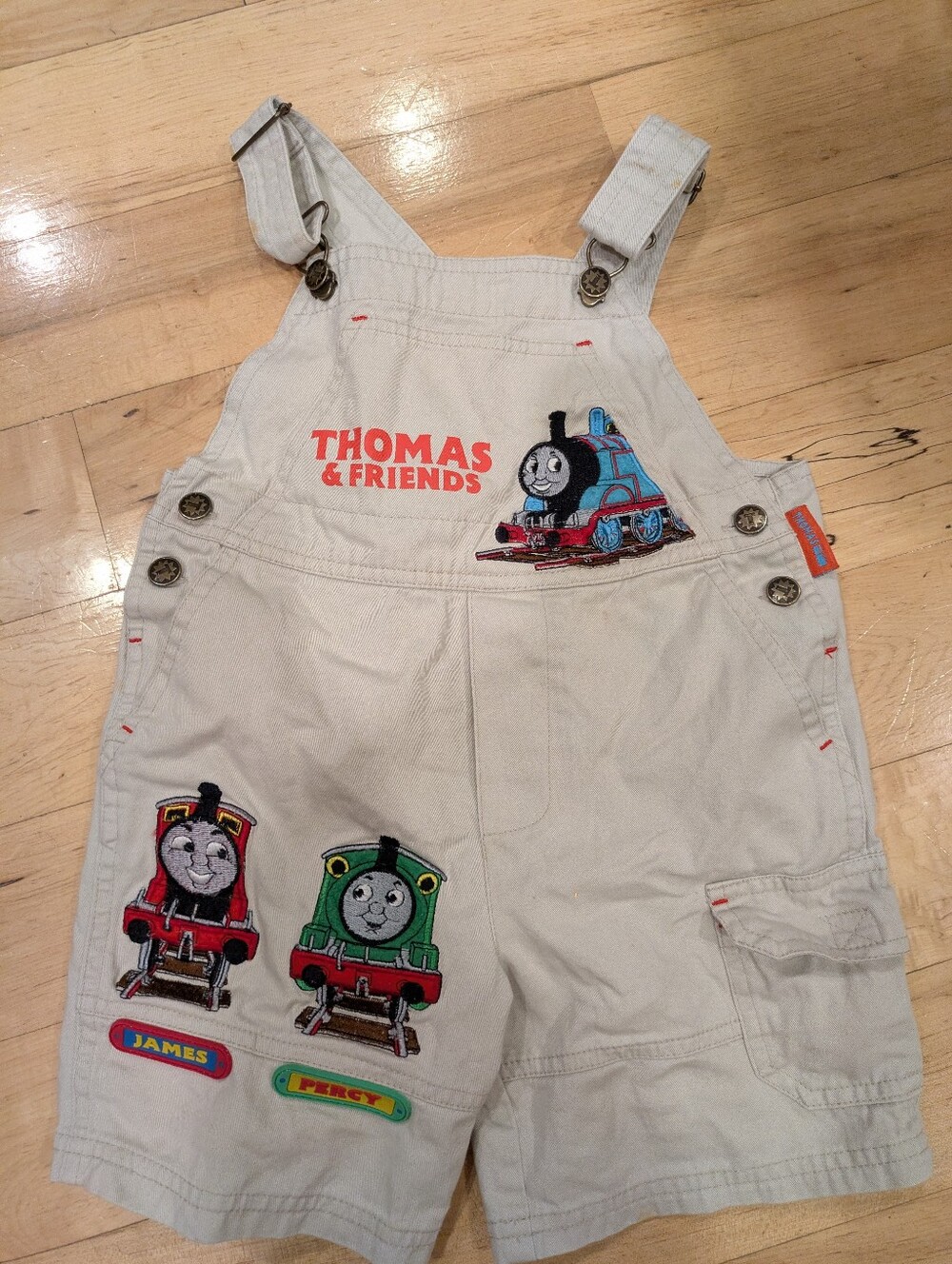 Vintage Khaki Thomas The Tank Engine Overalls